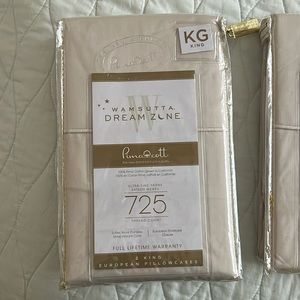Wamsutta Dream Zone 725 Thread Count King European Pillowcases- Khaki